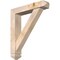Ekena Millwork Traditional Arts and Crafts Smooth Bracket w/ Offset Brace, Douglas Fir, 5 1/2"W x 26"D x 30"H BKT0604X26X30TRA03SDF - alternate 1